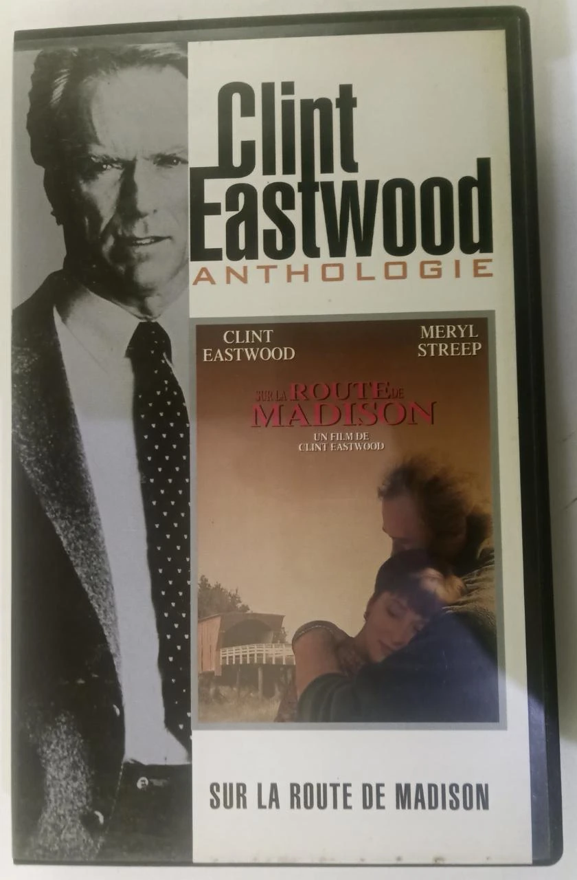 Sur la route de Madison Clint Eastwood et Meryl Streep en VHS